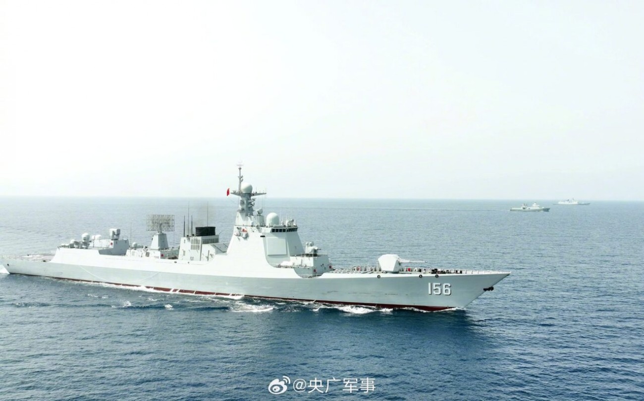 China lança o 6º destróier Type 055 - Poder Naval