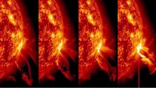 Explosão solar é captada em vídeos e imagens são espetaculares (VÍDEO)