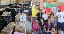 Gaúchos arrecadam 40 toneladas de donativos na Itália e precisam de ajuda para enviar ao RS