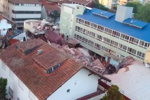 Hotel desaba em Villa Gesell, na Argentina, e deixa um morto e desaparecidos