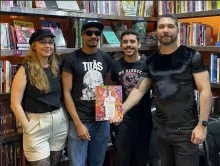 Cristina Lasaitis, Isaque Sagara, David Arievilo e Alexey Dodsworth acervo pessoal Alexey Dodsworth