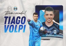 Grêmio anuncia a contratação do goleiro Tiago Volpi