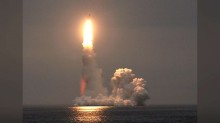 Rússia faz teste com o míssil intercontinental Bulava