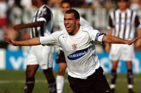 Carlitos Tevez fez parte da equipe do Corinthians em 2005 (CRÉDITO: REGINALDO CASTRO/LANCE!PRESS)