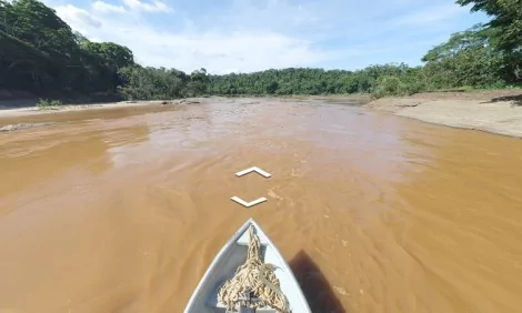 Com imagens inéditas, plataforma virtual permite navegar pelo Rio Doce (CRÉDITO: FUNDAÇÃO RENOVA/DIVULGAÇÃO)