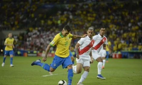 Seleção entra em campo em busca da segunda vitória na Copa América (CRÉDITO: FERNANDO FRAZÃO/AGÊNCIA BRASIL)