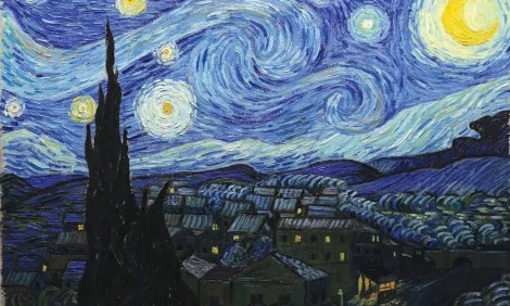 A noite estrelada é uma das obras mais aclamadas no mundo das artes (CRÉDITO: REPRODUÇÃO)