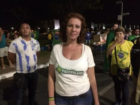 Carla Zambelli em outras manifestações (CRÉDITO: ARQUIVO/AGÊNCIA BRASIL)