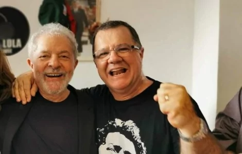 Carlos Eduardo Gabas e Lula (CRÉDITO: REPRODUÇÃO)