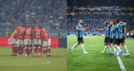 Foto: Lucas Uebel | Grêmio FBPA/ Ricardo Duarte - Sport Clube Internacional