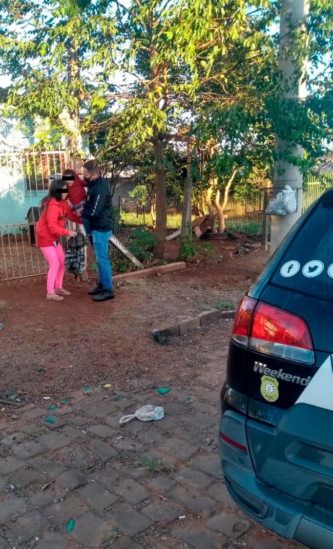 A criança foi devolvida a mãe sã e salva (CRÉDITO: REPRODUÇÃO/ ARQUIVO PESSOAL)