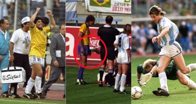 Uma das histórias mais covardes do Futebol (CRÉDITO: ALLSPORT/UK/ALLSPORT; REPRODUÇÃO; GETTY IMAGES)