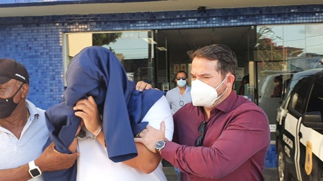 Preso suspeito de matar médico foi o amigo que registrou desaparecimento na delegacia (CRÉDITO: ALDO MATOS/ACORDA CIDADE)