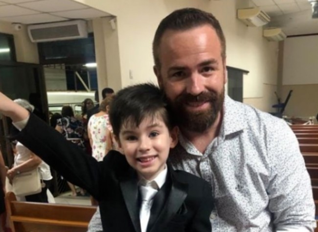 Henry e o pai Leniel Borel (CRÉDITO: REPRODUÇÃO)