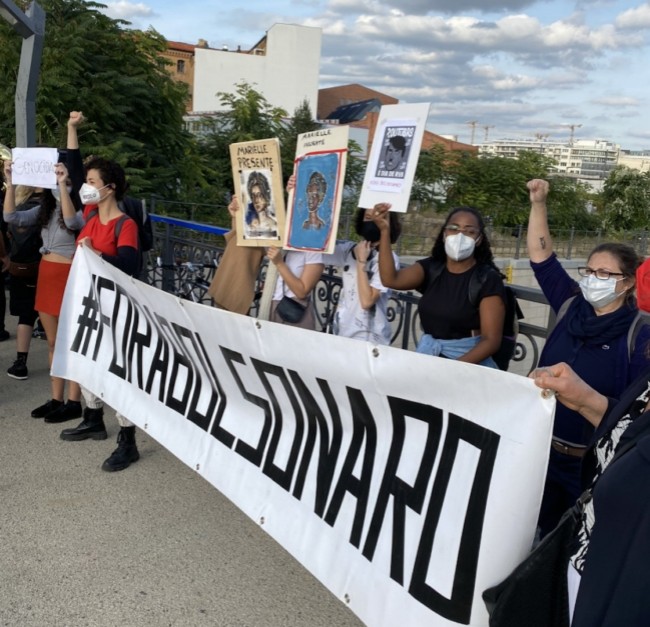 Manifestação em Berlim (CRÉDITO: REPRODUÇÃO)