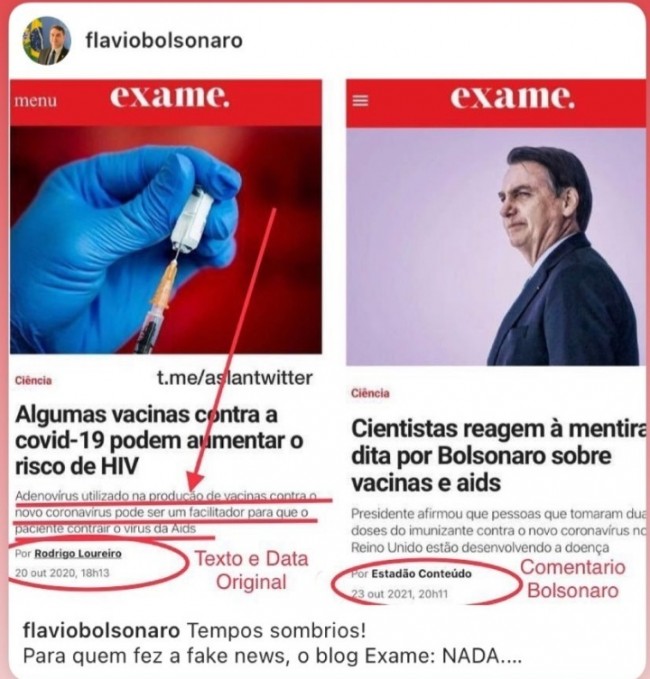 Senador denuncia perseguição ao pai (CRÉDITO: REPRODUÇÃO/INSTAGRAM)