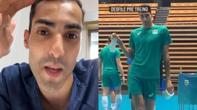 Douglas não esconde a homossexualidade e costuma desfilar antes dos treinos (CRÉDITO: REPRODUÇÃO)