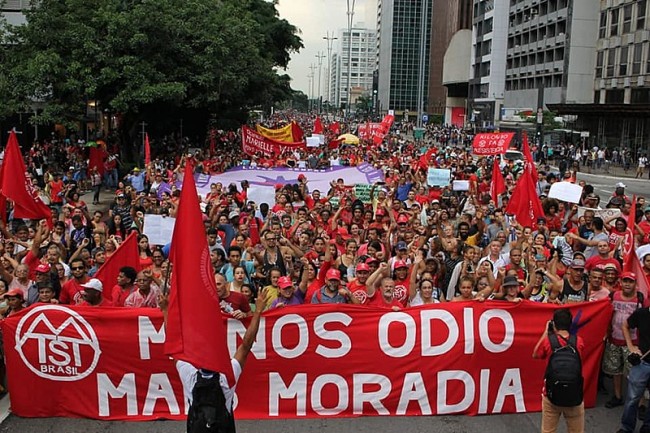 MST e MTST atuam como milícias de Lula (CRÉDITO: DIVULGAÇÃO/MTST)