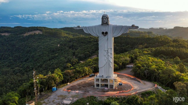 Cristo Redentor de Encantado é fenômeno turístico e já recebeu mais de 100 mil visitantes