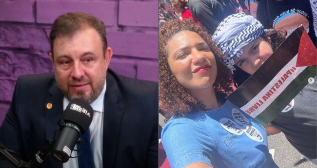 Deputado protesta contra evento do PSOL com simpatizantes do Hamas, em SP