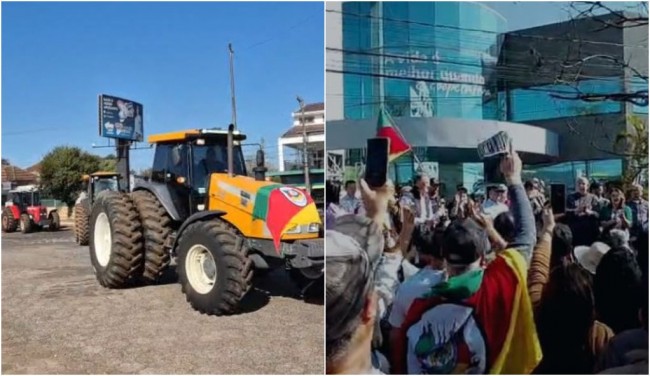 Produtores gaúchos protestam em Cruz Alta por securitização de dívidas